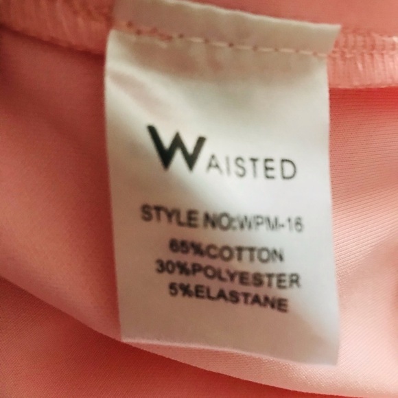 Waisted Hooded Track Jacket Pink Size Large - Picture 10 of 11